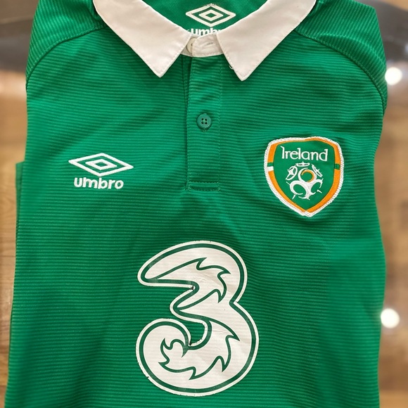 Irish national football polo. Umbro youth medium - Picture 7 of 9